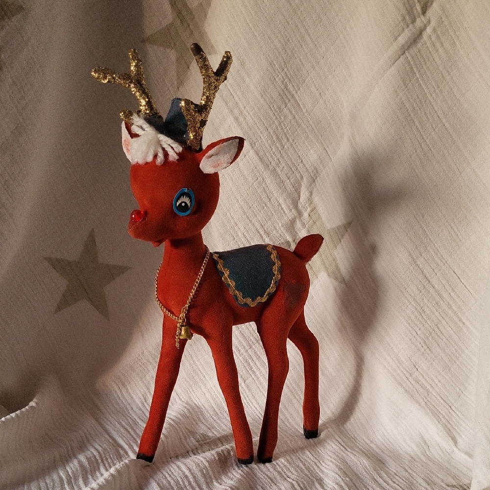 Vintage Rudolph the Red Nosed  Reindeer  Rare Christmas 1950's 60's MCM